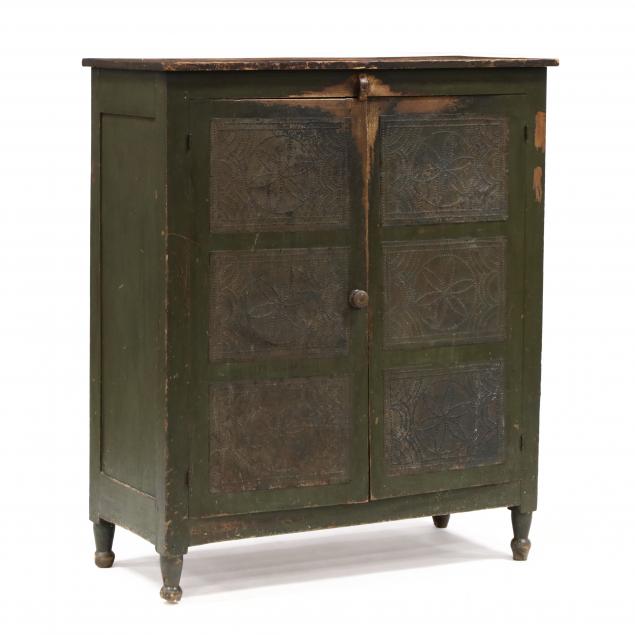 north-carolina-painted-and-punched-tin-pie-safe
