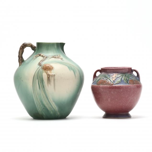 two-pieces-of-roseville-pottery