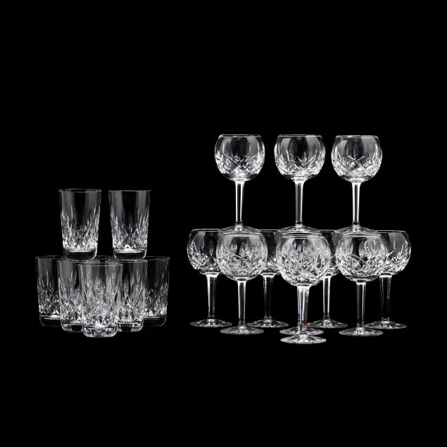 waterford-lismore-set-of-20-glasses