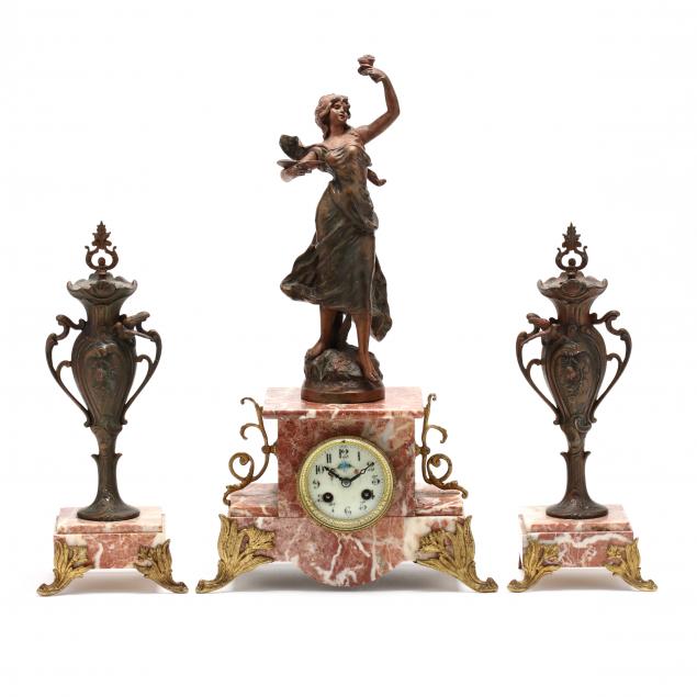 art-nouveau-japy-freres-three-piece-figural-mantel-clock