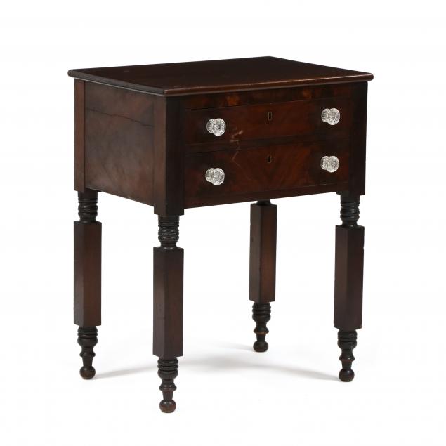 american-sheraton-mahogany-two-drawer-stand