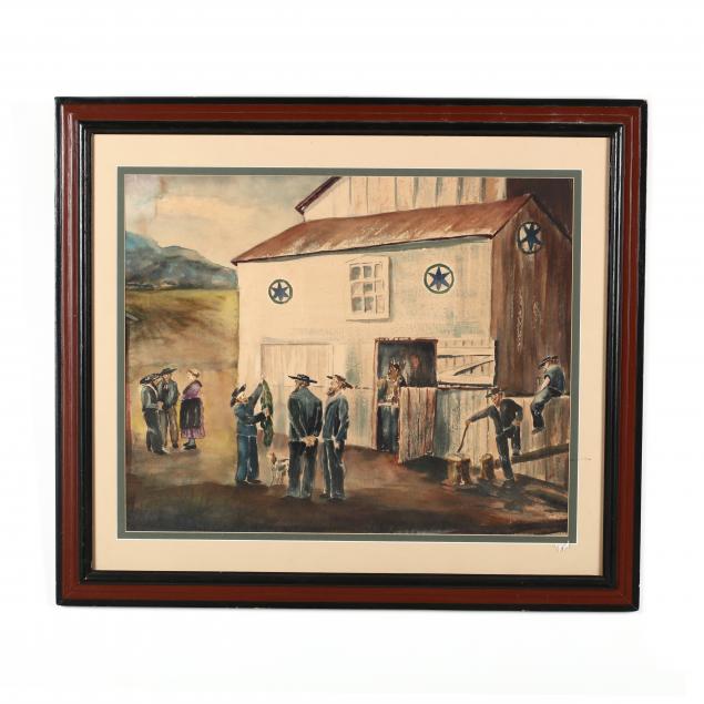 a-vintage-watercolor-of-an-amish-country-scene