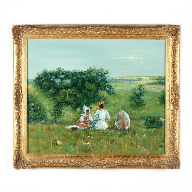 impressionist-style-painting-of-a-picnic-by-the-sea