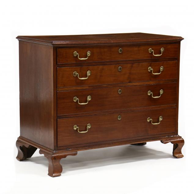 southern-chippendale-walnut-chest-of-drawers