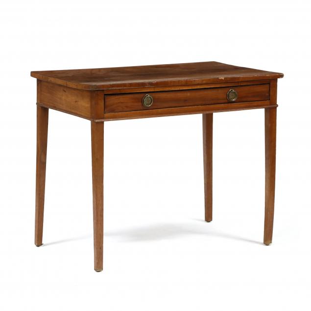 hepplewhite-mahogany-one-drawer-table