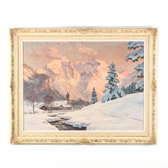 erwin-kettemann-german-1897-1971-i-winterabend-in-bischofsweisen-berchtesgarden-i