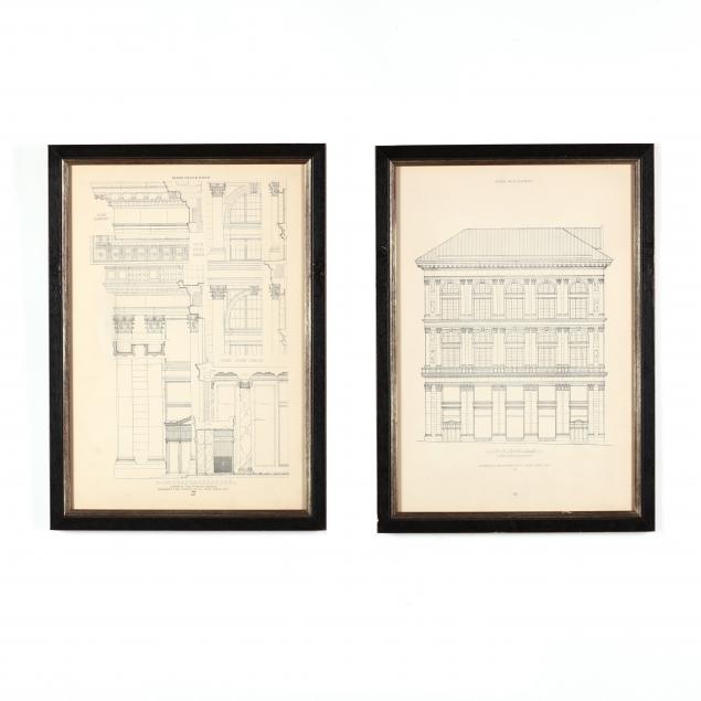 two-framed-architectural-prints-of-the-tiffany-co-building-new-york