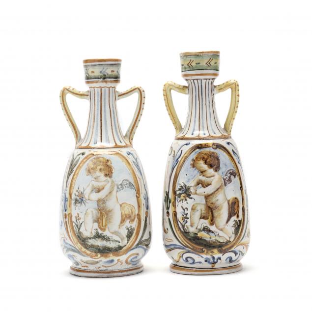 pair-of-italian-faience-pottery-vases