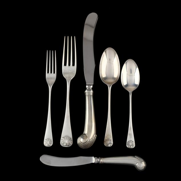 stieff-williamsburg-shell-sterling-silver-flatware-service