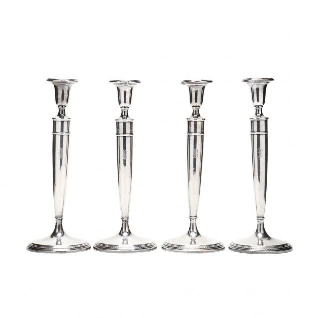 set-of-four-sterling-silver-candlesticks