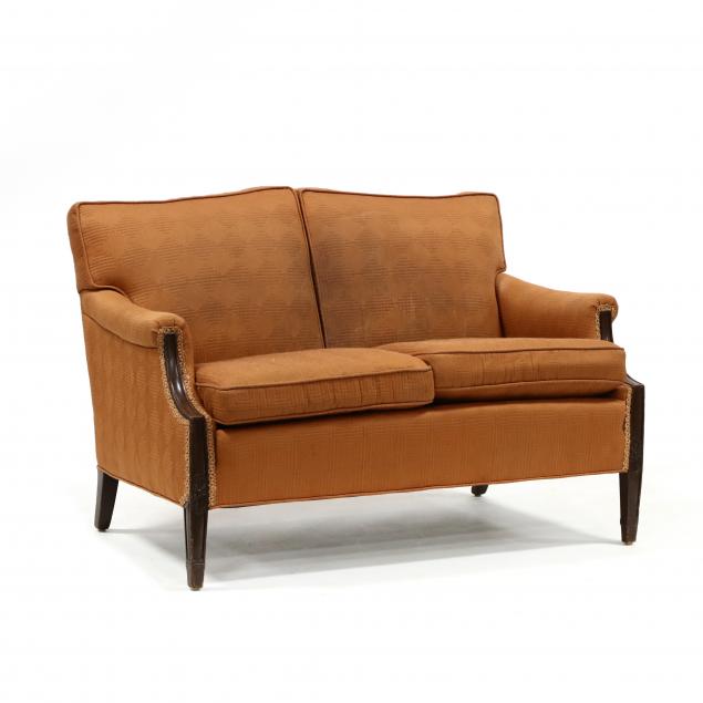 vintage-hepplewhite-style-upholstered-settee