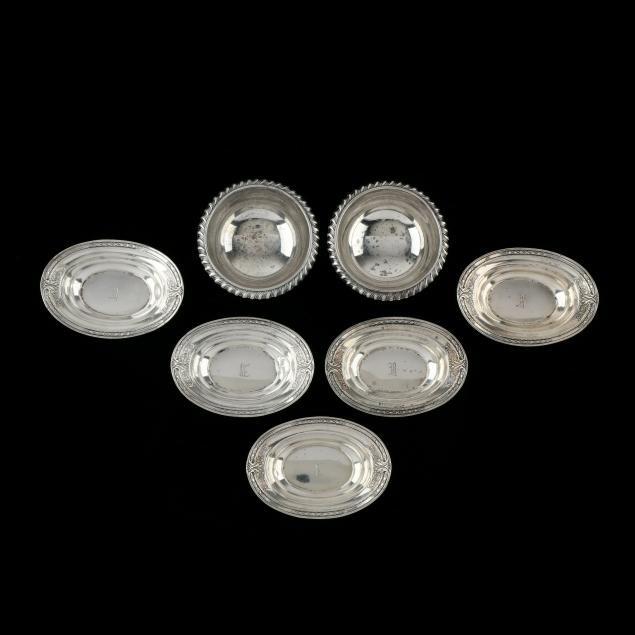 seven-sterling-silver-salts-nut-dishes