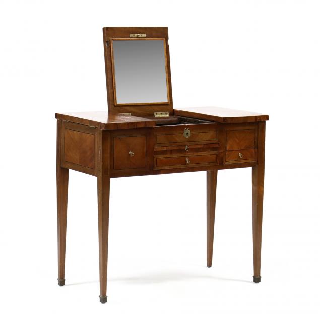 antique-inlaid-mahogany-dressing-table