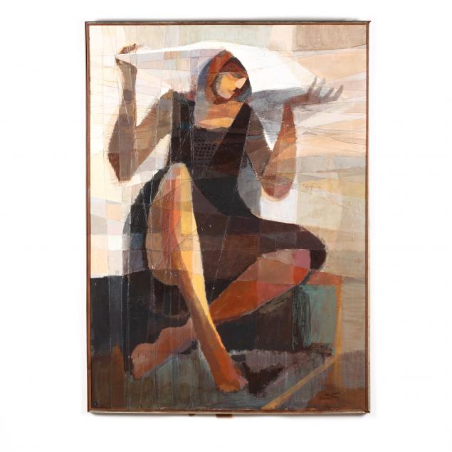 mid-century-modern-cubist-style-figurative-painting