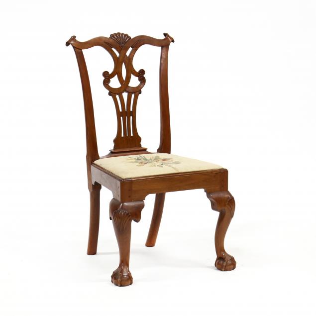 bench-made-chippendale-style-mahogany-side-chair