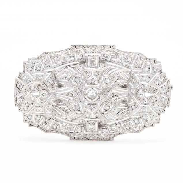 platinum-and-diamond-brooch