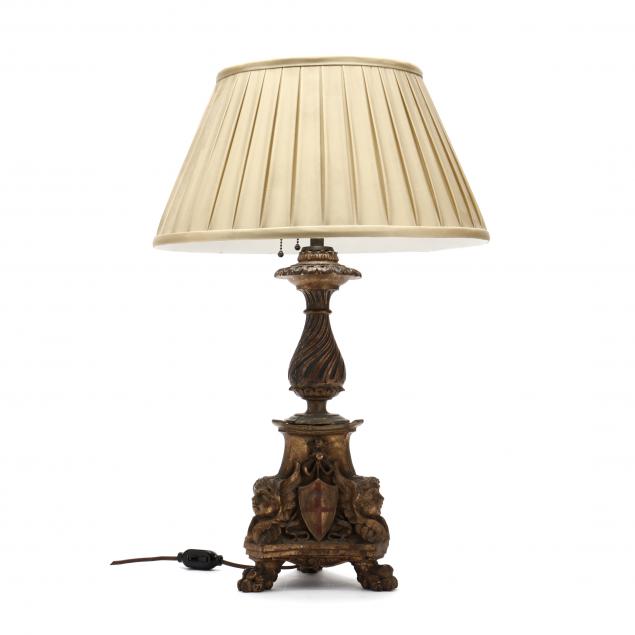 renaissance-revival-carved-wood-lamp