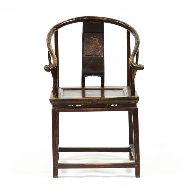 a-chinese-wooden-horseshoe-chair