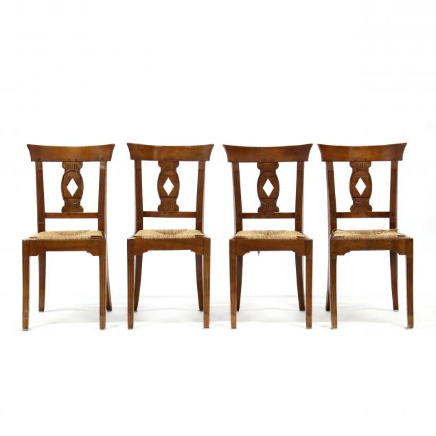 set-of-four-french-provincial-style-cherry-dining-chairs