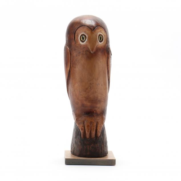 william-mangum-nc-b-1924-folk-art-carved-owl