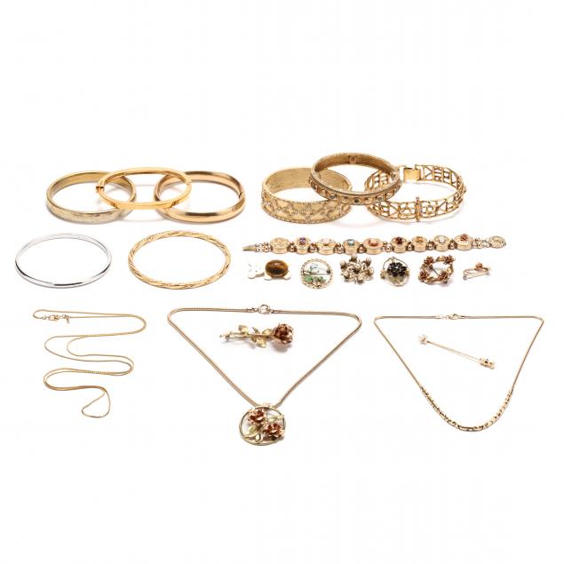 group-of-gold-gold-filled-and-costume-jewelry