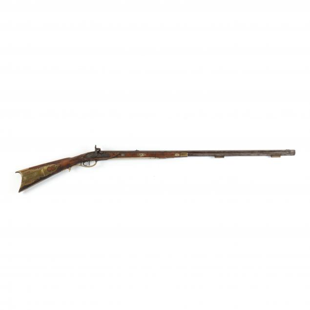 kentucky-percussion-half-stock-long-rifle-with-fancy-inlays
