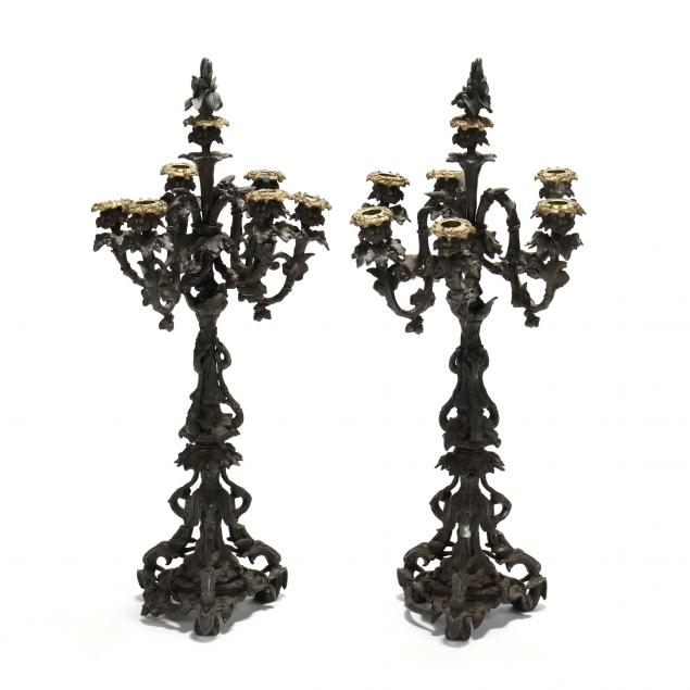 pair-of-renaissance-revival-metal-candelabra