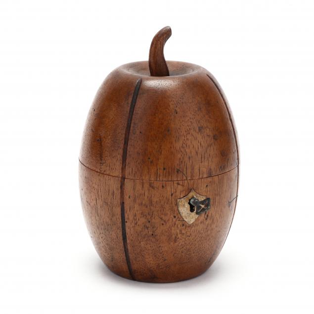 antique-english-melon-form-tea-caddy