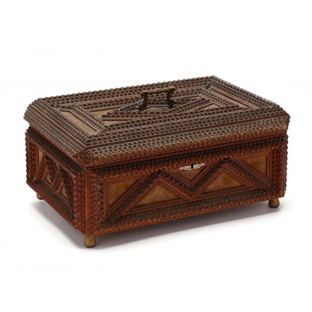 antique-tramp-art-valuables-box