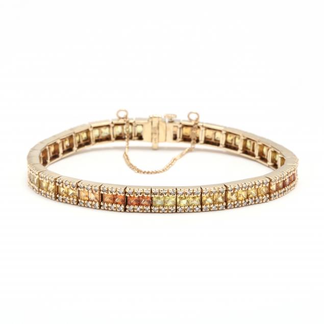 14kt-gold-and-multi-gemstone-bracelet