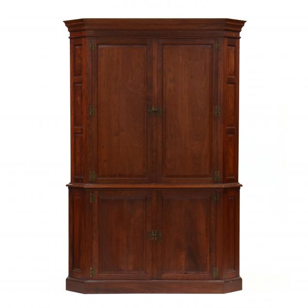 bench-made-chippendale-style-mahogany-flatwall-cupboard