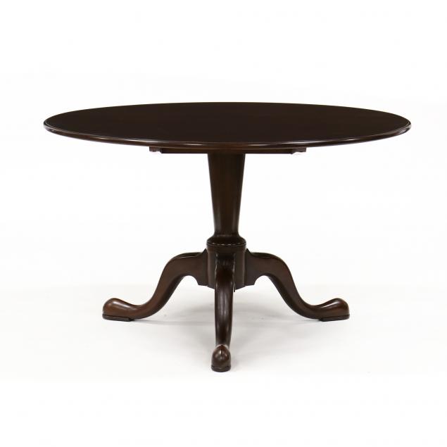 kittinger-queen-anne-style-mahogany-pedestal-breakfast-table