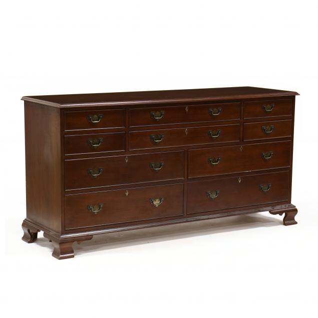ephraim-marsh-chippendale-style-mahogany-dresser