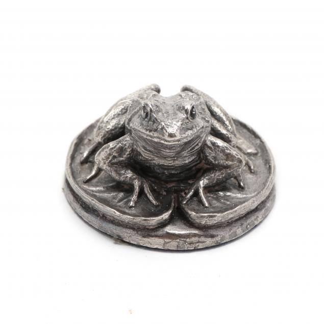 sterling-silver-figure-of-a-frog