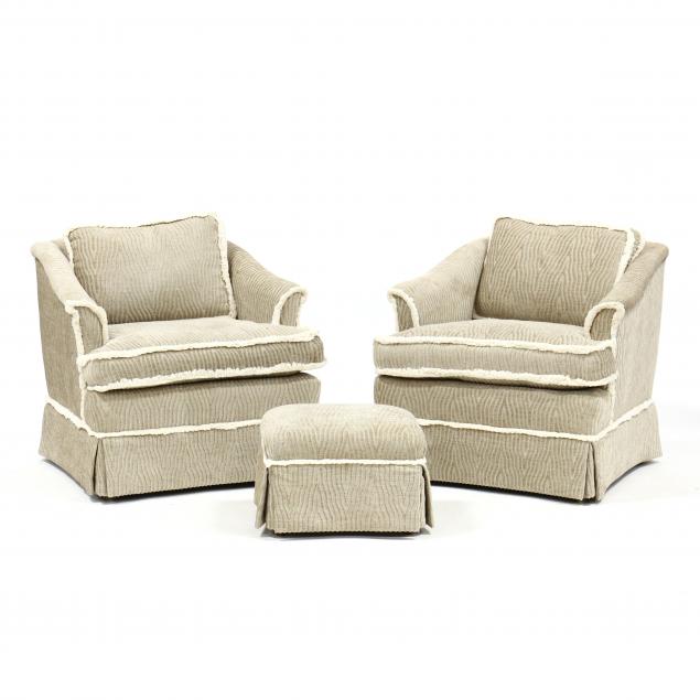 pair-of-decorator-upholstered-club-chairs-and-ottoman
