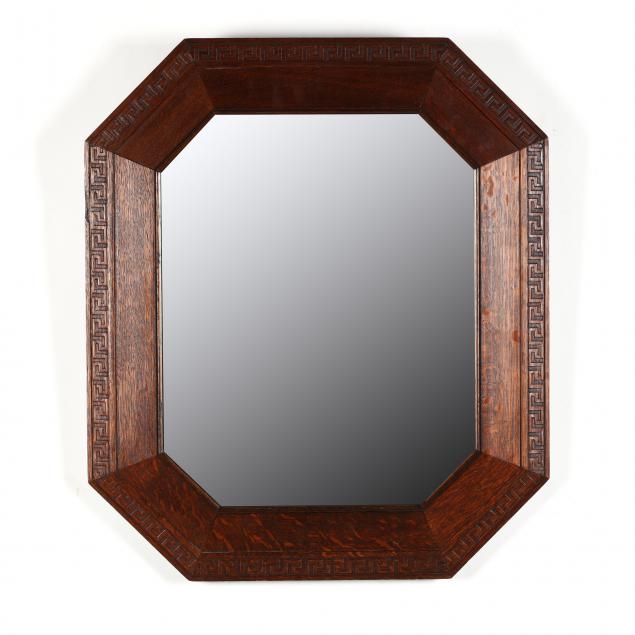 edwardian-carved-oak-mirror