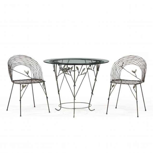 contemporary-iron-bird-nest-bistro-set