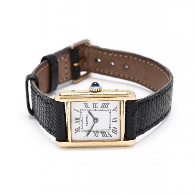 lady-s-vintage-gold-plated-tank-watch-cartier