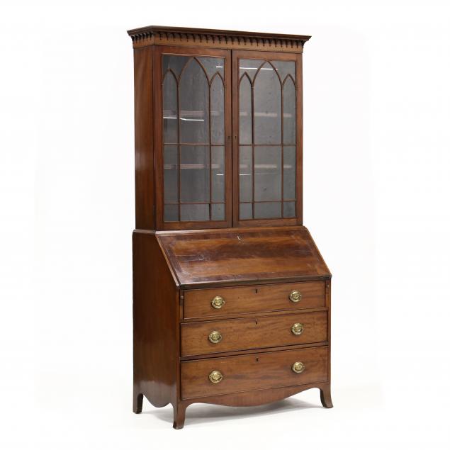 george-iii-inlaid-mahogany-secretary-bookcase