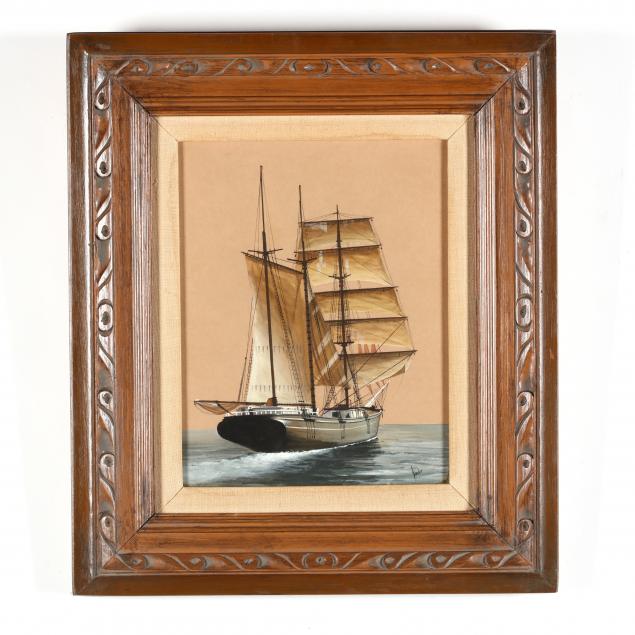 ernest-c-towler-nc-ca-1927-2015-portrait-of-a-clipper-ship