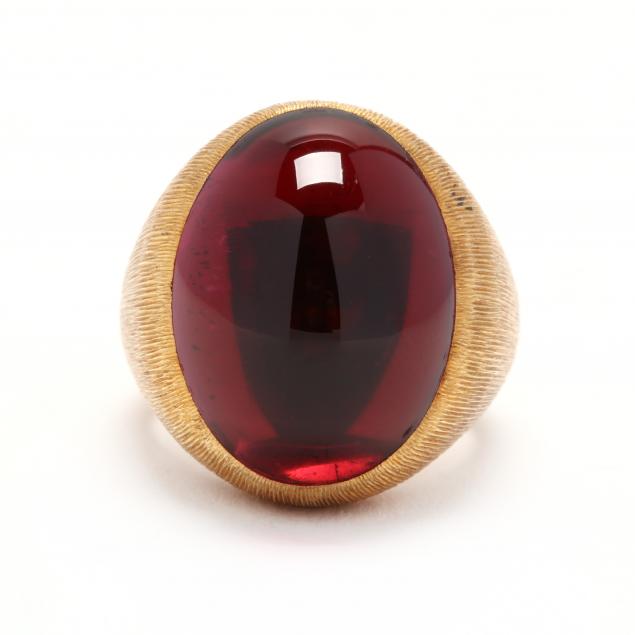 18kt-gold-and-rubellite-ring-henry-dunay