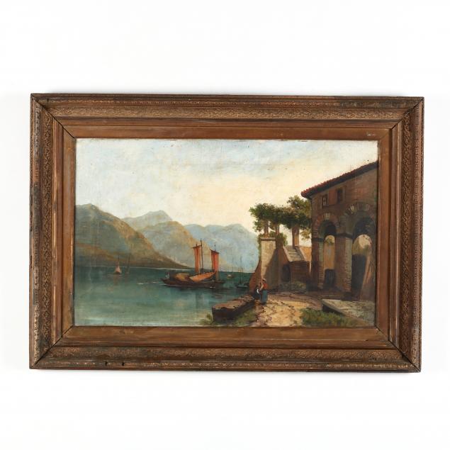 italian-school-19th-century-coastal-scene
