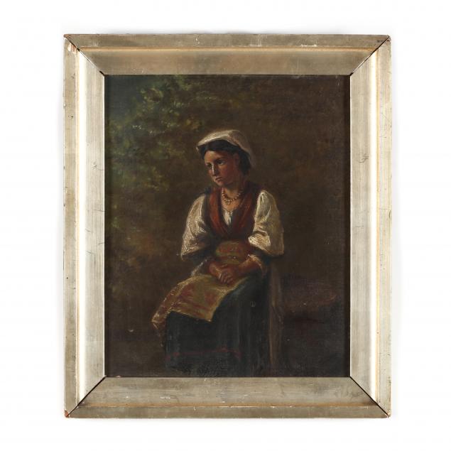 continental-school-19th-century-portrait-of-a-seated-gypsy-woman