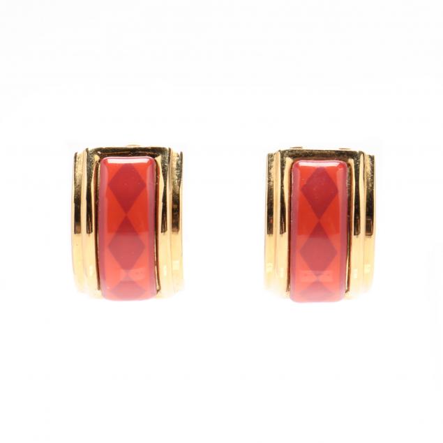 hermes-enamel-earrings