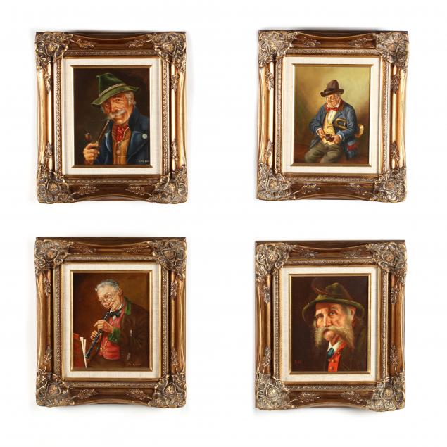 four-german-portrait-paintings