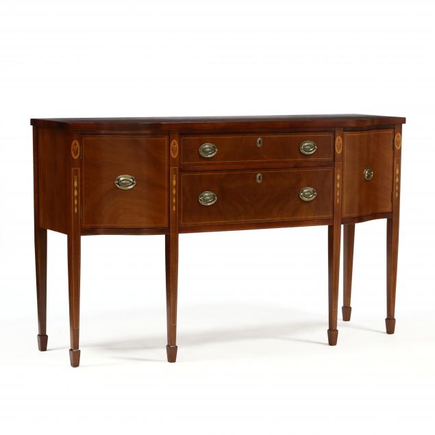 federal-style-serpentine-front-inlaid-mahogany-sideboard