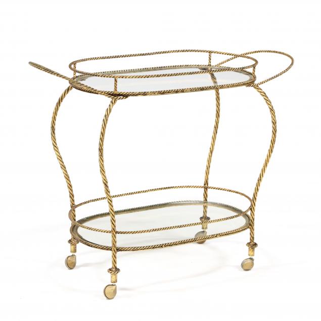 vintage-italianate-gilt-metal-bar-cart