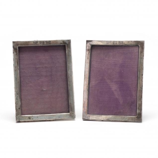 two-sterling-silver-picture-frames