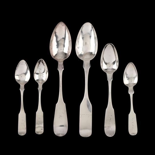 six-american-coin-silver-spoons