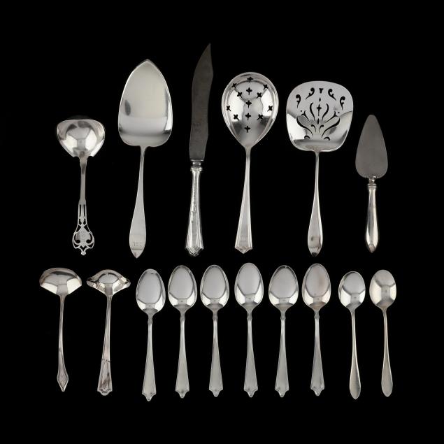 a-group-of-vintage-sterling-silver-flatware